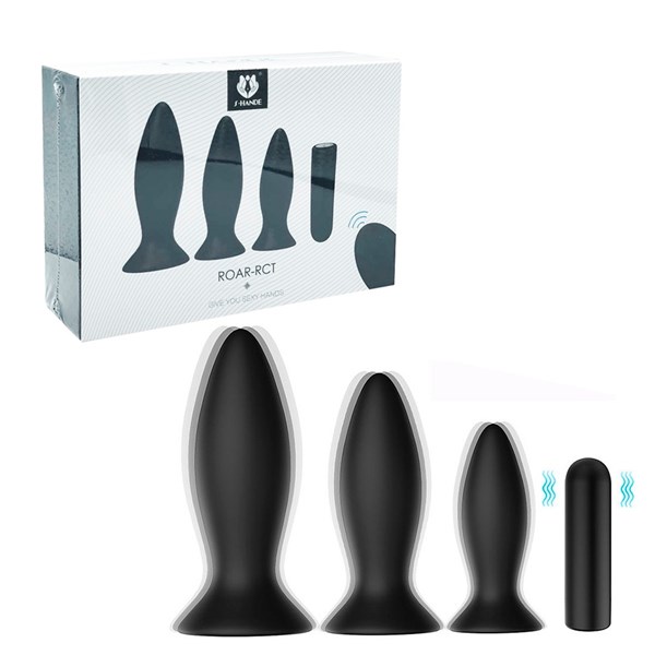 PLUG ANAL - RECARREGAVEL  - KIT COM 3 TAMANHOS