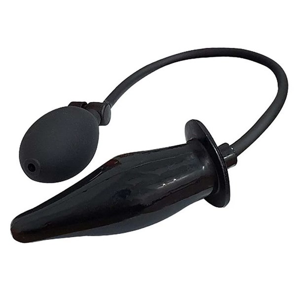 PLUG ANAL - INFLAVEL - 12CM - PRETO