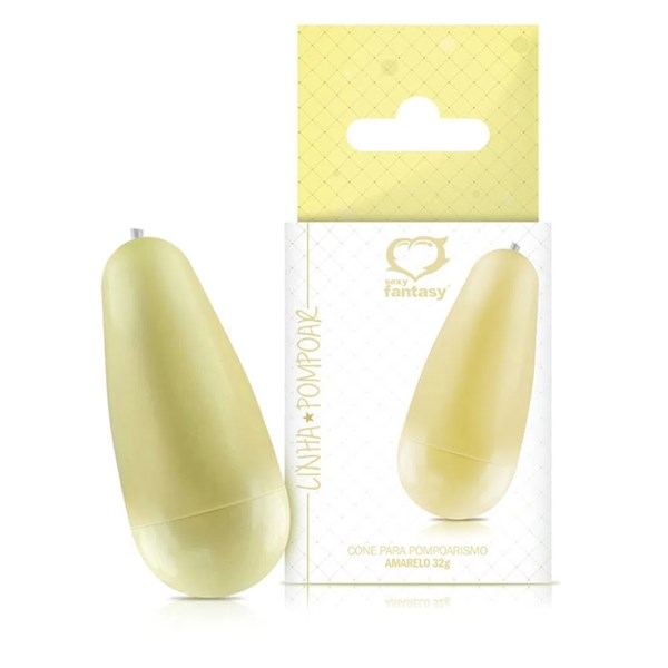 CONE POMPOAR - 32G - AMARELO