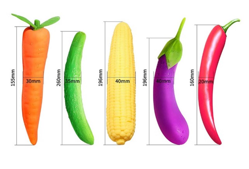 VIBRADOR - RECARREGÁVEL - PEPINO - VEGETAL