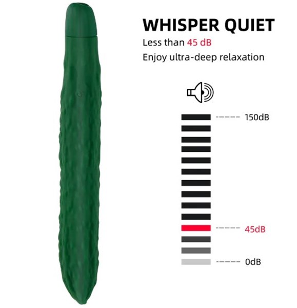 VIBRADOR - RECARREGÁVEL - PEPINO - VEGETAL