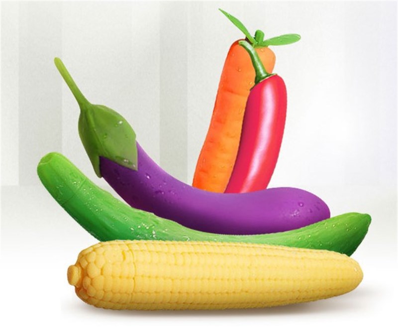 VIBRADOR - RECARREGÁVEL - CENOURA - VEGETAL