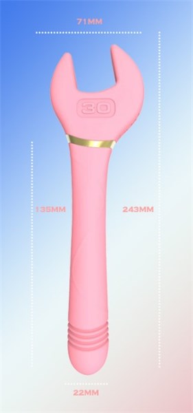 VIBRADOR - RECARREGÁVEL - CHAVE DE BOCA - PRETO