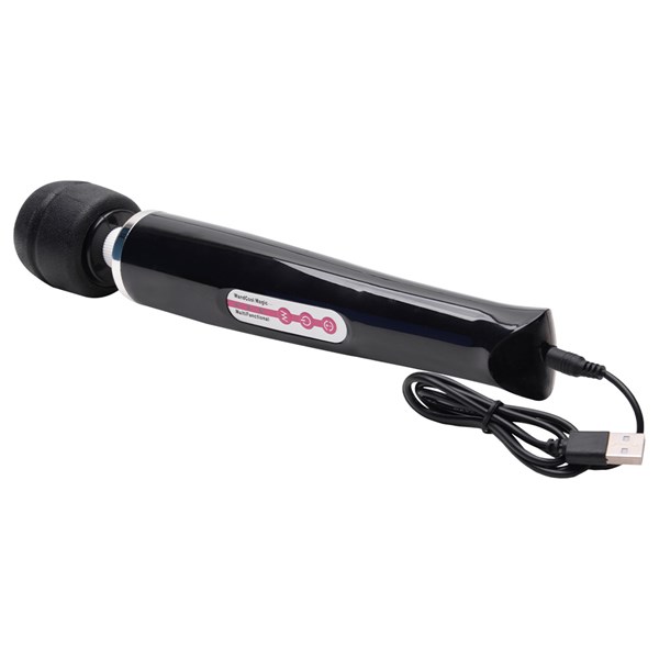 VIBRADOR/MASSAGEADOR  - RECARREGAVEL - VARINHA MAGIC - PRETO - YOUVIBE