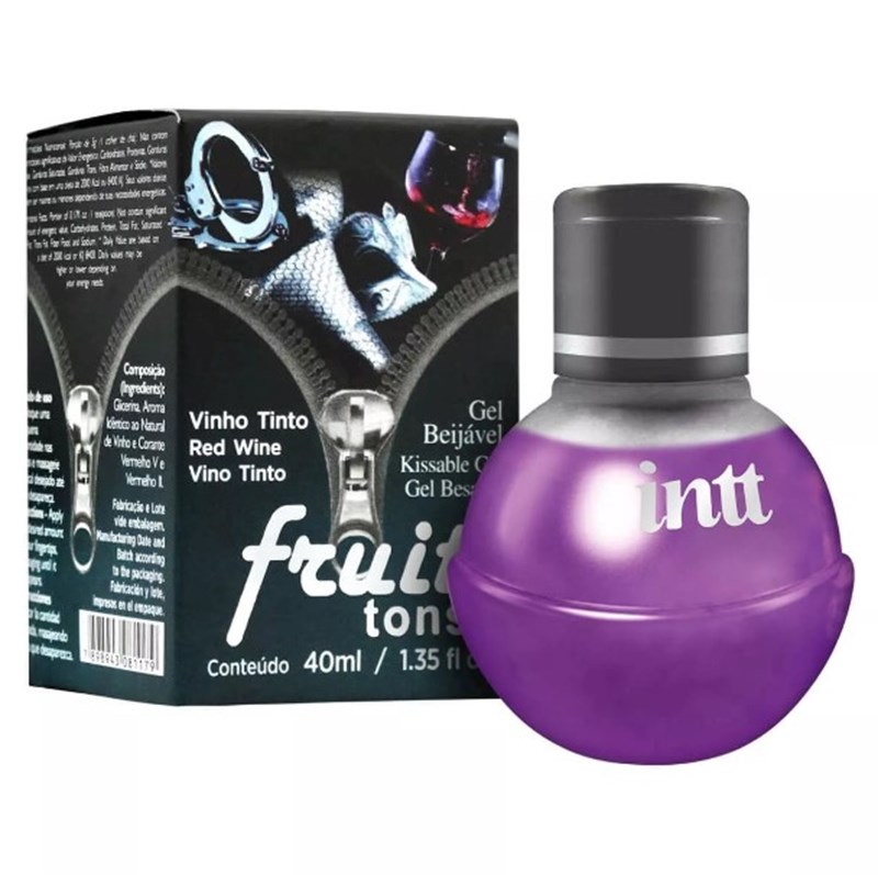 GEL BEIJAVEL - FRUIT - VINHO TINTO - 40ML