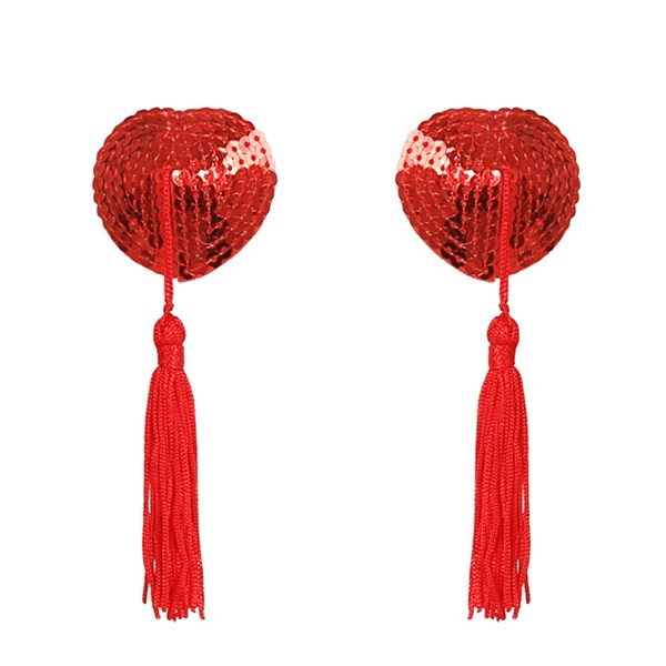 NIPPLE COVER CORAÇÃO - VERMELHO - POMPOM