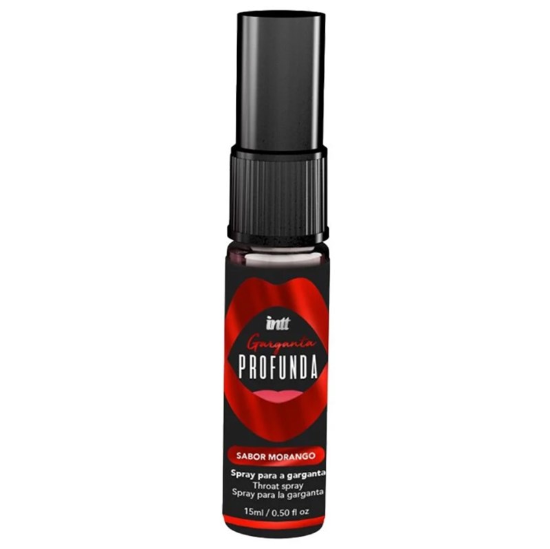 GARGANTA PROFUNDA - SPRAY SEXO ORAL - MORANGO - 15ML