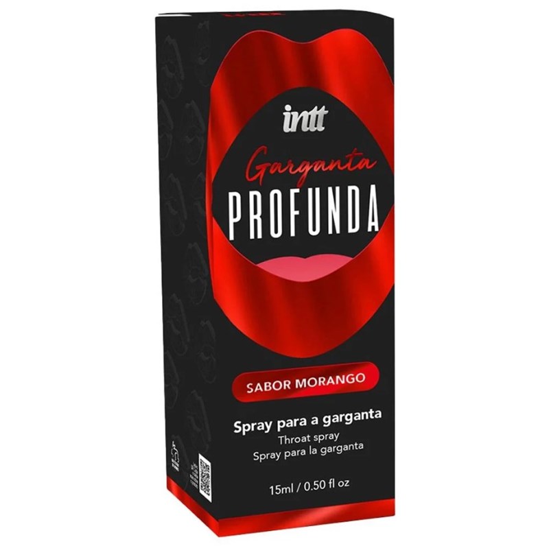 GARGANTA PROFUNDA - SPRAY SEXO ORAL - MORANGO - 15ML