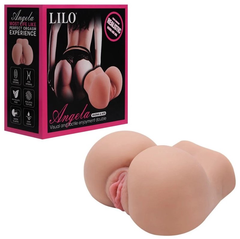 MASTURBADOR - BUNDA E VAGINA - ANGELA - 18X18,5X7 - LILO