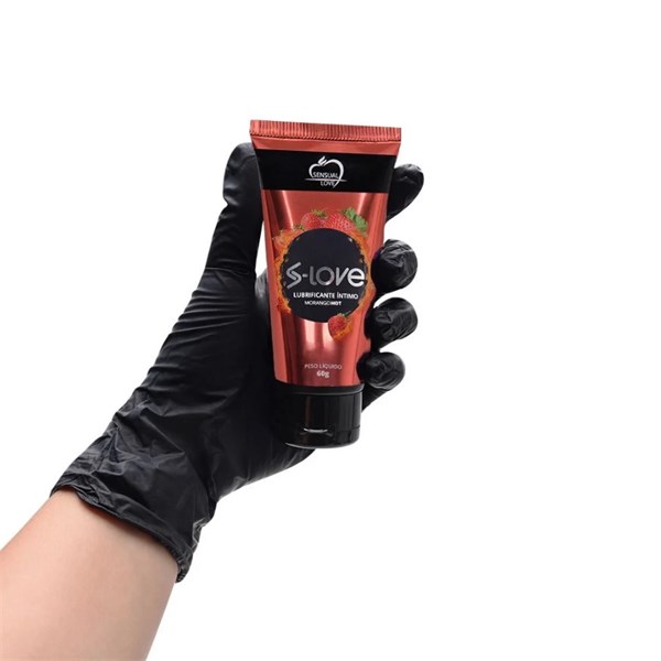 LUBRIFICANTE - S-LOVE - MORANGO HOT PLUS - 60G