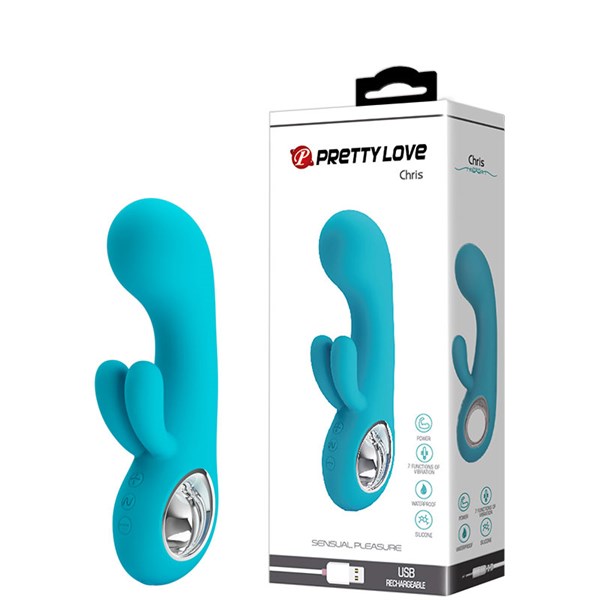 VIBRADOR - RECARREGAVEL - VERDE - CHRIS