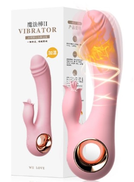 VIBRADOR - RECARREGAVEL - WE LOVE - ROSA