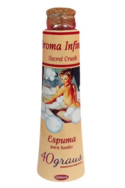 ESPUMA DE BANHO - SECRET CRUSH - 160ML