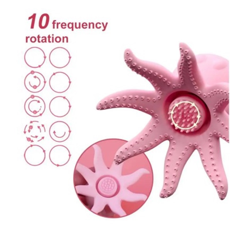 MASSAGEADOR DE SEIOS - RECARREGAVEL - POLVO - ROSA