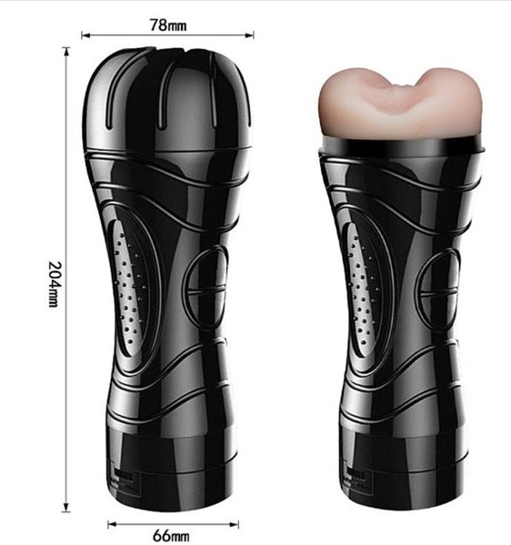 MASTURBADOR - LANTERNA COM VIBRO - FORMATO DE ANUS