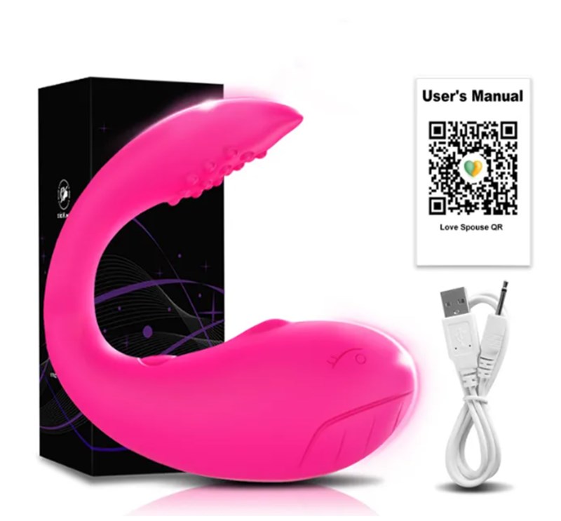 BULLET - COM VIBRO - APP/WIFI/BT - BALEIA - ROSA - LOVE SPOUSE