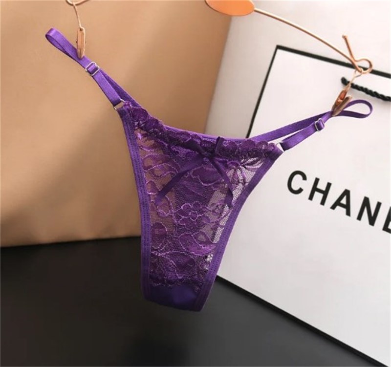 CALCINHA - FIO - CHANEL - UN - ROXO