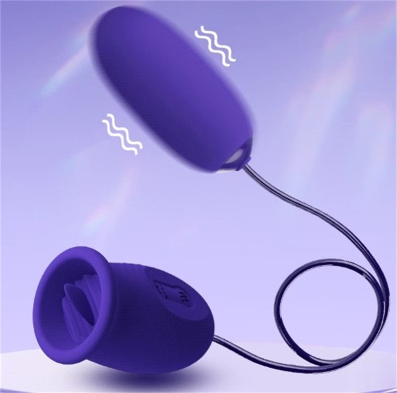 VIBRADOR - ESTIMULADOR - RECARREGAVEL - DAISY YOUTH - ROXO