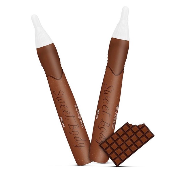 CANETA COMESTIVEL SWEET BODY - CHOCOLATE