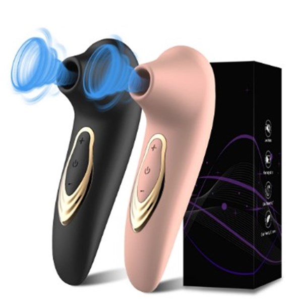 VIBRADOR - ESTIMULADOR CLITORIS - REC - SUGADOR - LUCY