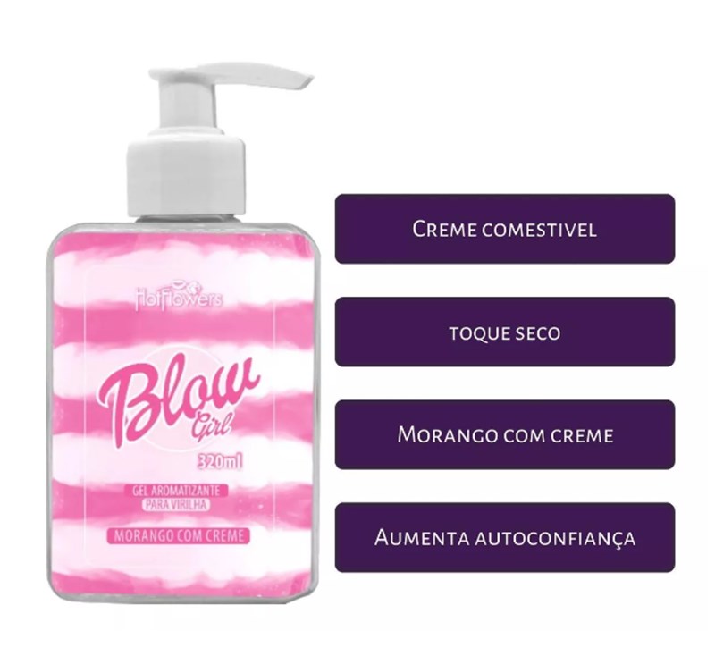 GEL BEIJAVEL - PARA VIRILHA - BLOW GIRL - 320ML