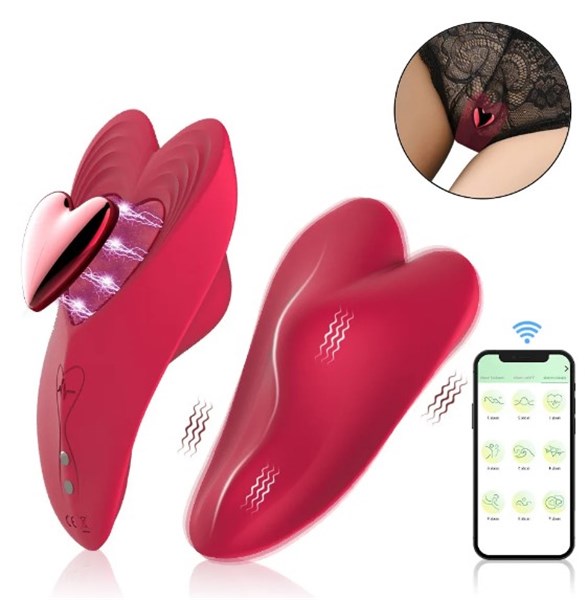 VIBRADOR DE CALCINHA - RECARREGAVEL - LOVED - APP/BLUET