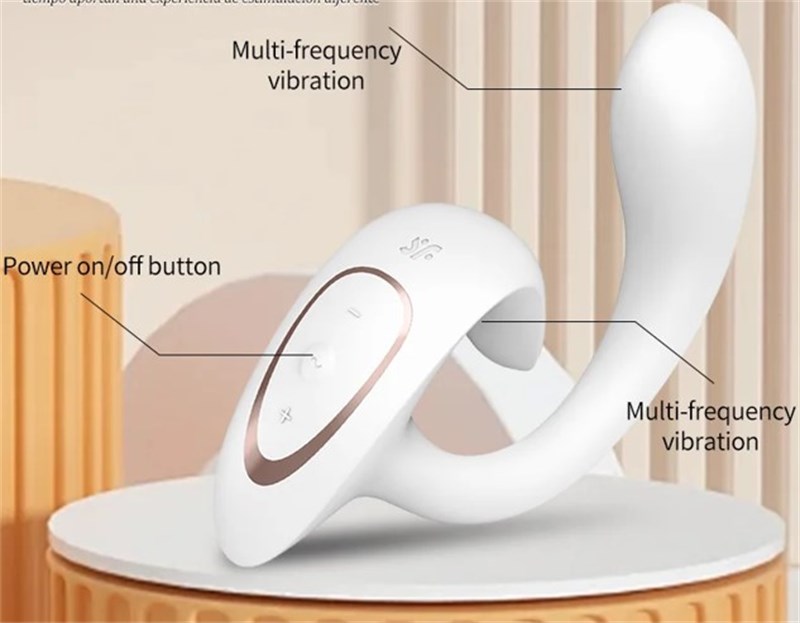 VIBRADOR - ESTIMULADOR DE CLITÓRIS E PONTO G  - G FOR GODDESS 1