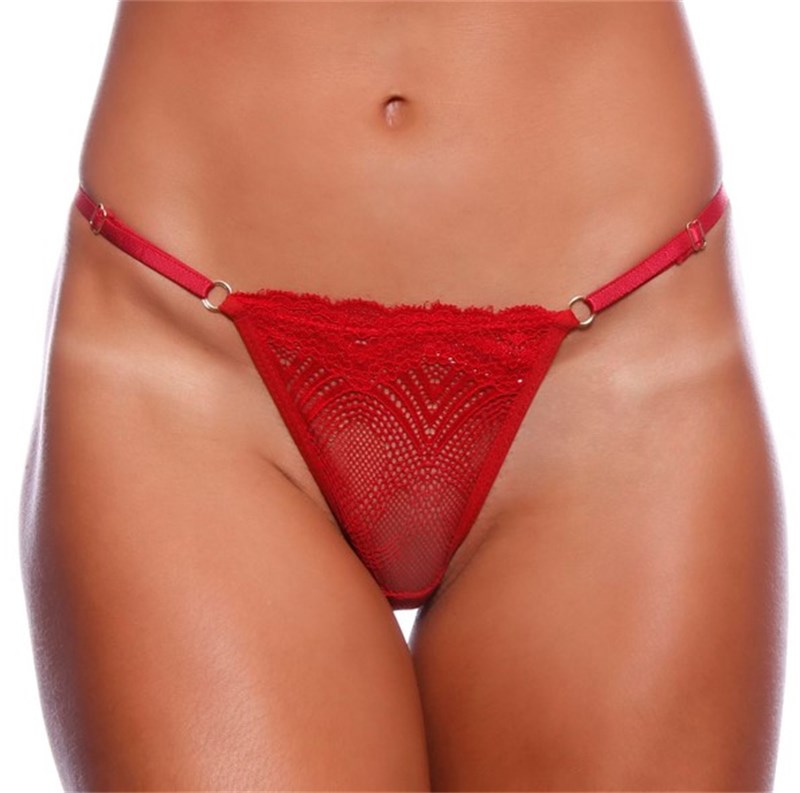 CALCINHA - FIO STRASS - FAZ O PIX - VERMELHO - TALLYTA