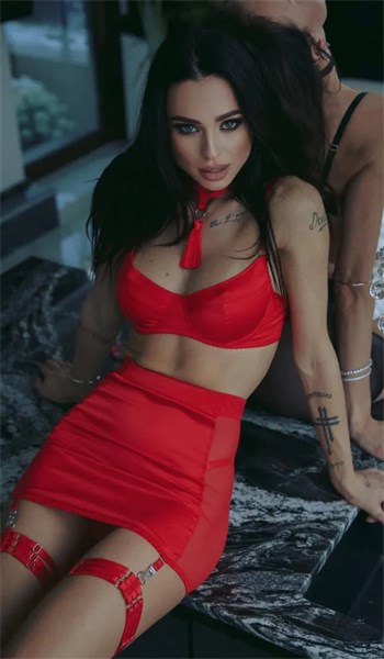 TRIJUNTO MEIA TAÇA - CINTA LIGA - DEMMY - VERMELHO