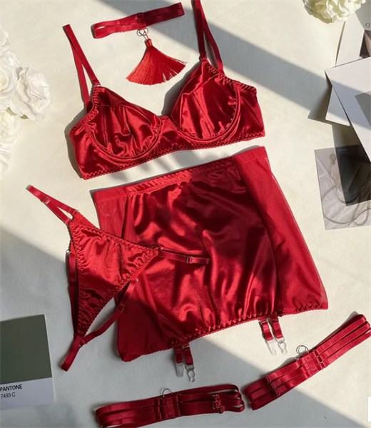 TRIJUNTO MEIA TAÇA - CINTA LIGA - DEMMY - VERMELHO