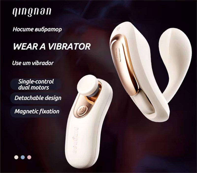 VIBRADOR DE CALCINHA - PONTO G E ESTIMULADOR DE CLITORIS - OFF