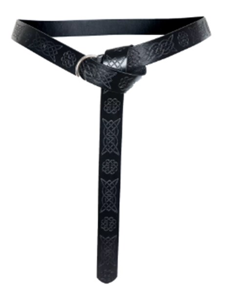 HARNESS MASCULINO - OMBRO MEDIEVAL + BRACELETES + CINTO - PRETO