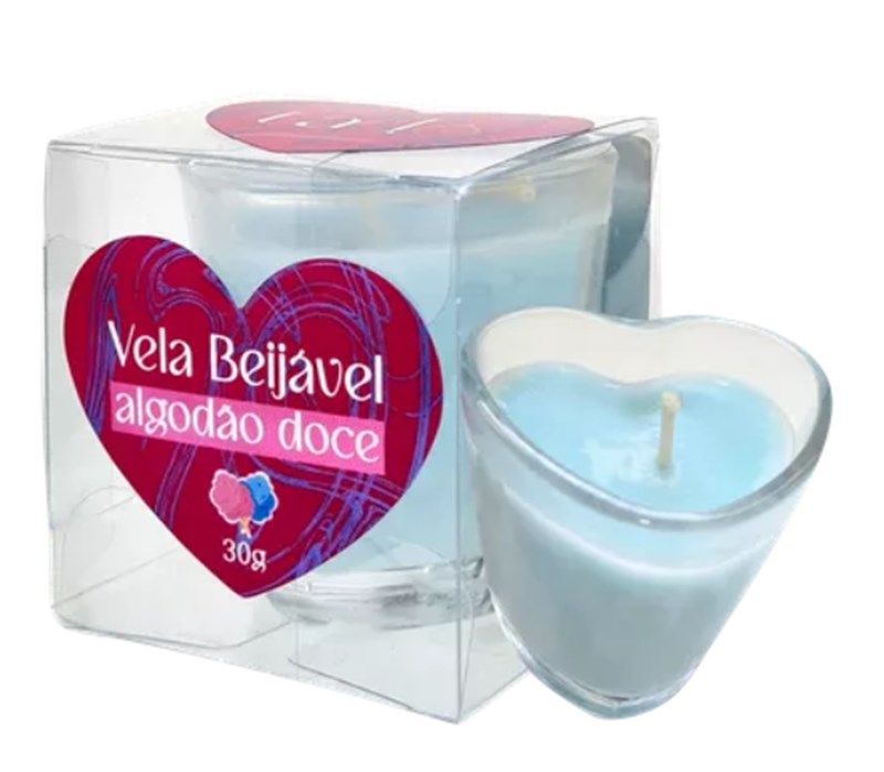 VELA AROMATICA PARA MASSAGEM - ALGODAO DOCE - 30G