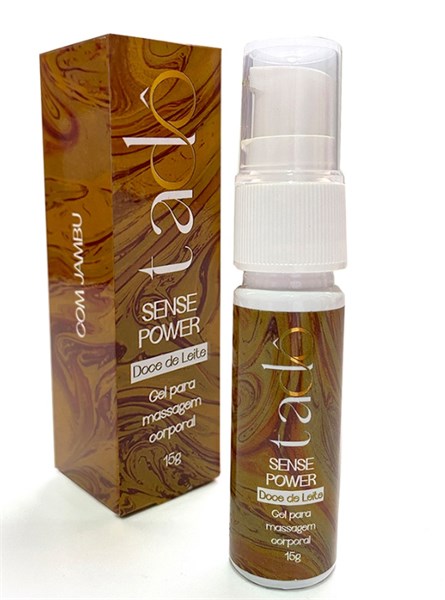 VIBRADOR EM GEL - BEIJÁVEL - DOCE DE LEITE - 15G