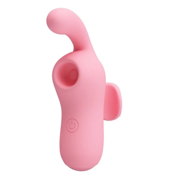 VIBRADOR DE DEDO COM SUCÇÃO - MAGIC FAIRY - PRETTY LOVE