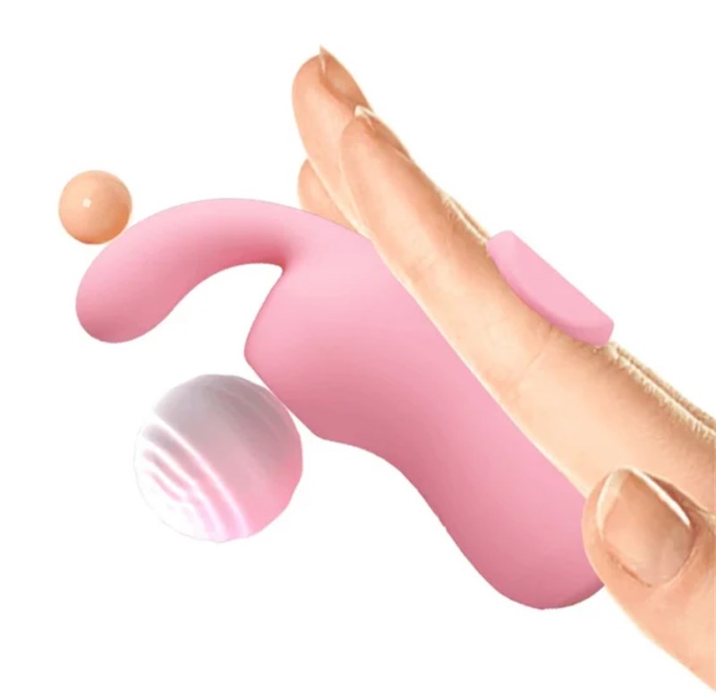 VIBRADOR DE DEDO COM SUCÇÃO - MAGIC FAIRY - PRETTY LOVE