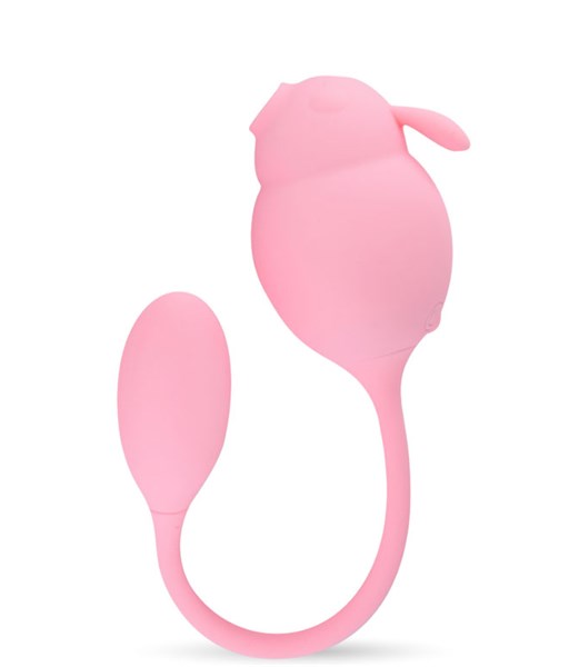 VIBRADOR - APP - SUGADOR E VIBRO - BUNNY - ROSA