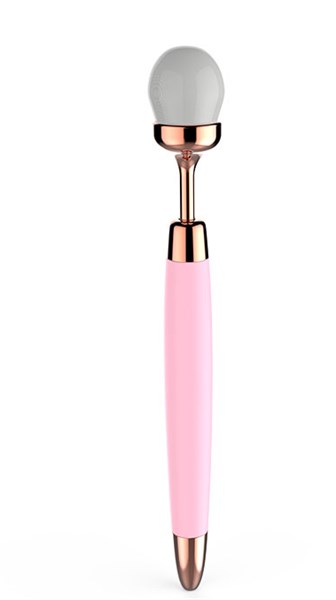 VIBRADOR - RECARREGAVEL - PINCEL DE BLUSH PRINCESS - ROSA