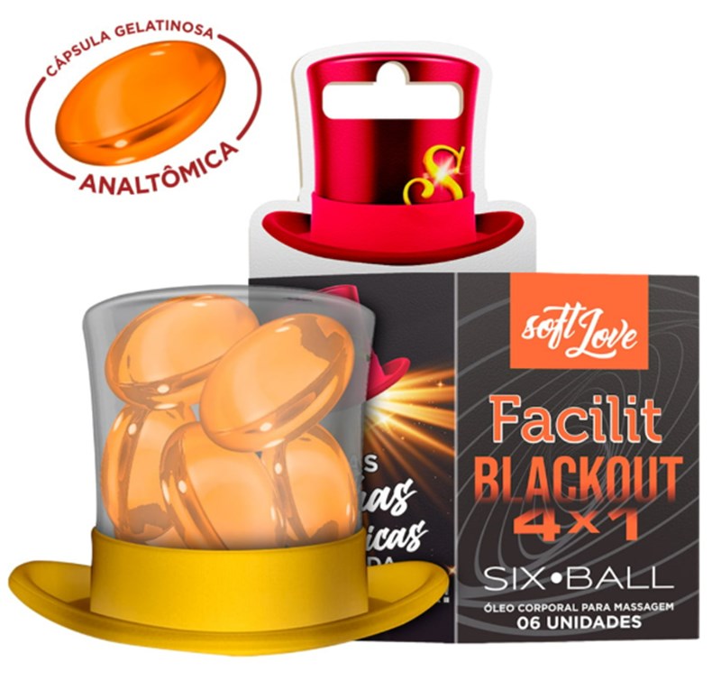 BOLINHA FUNCIONAL - 6 UNIDADES - 4EM1 ANAL - FACILIT BLACKOUT