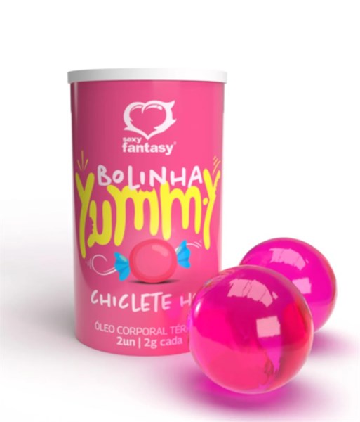 BOLINHA FUNCIONAL - 2 UNIDADES - CHICLETE - YUMMY