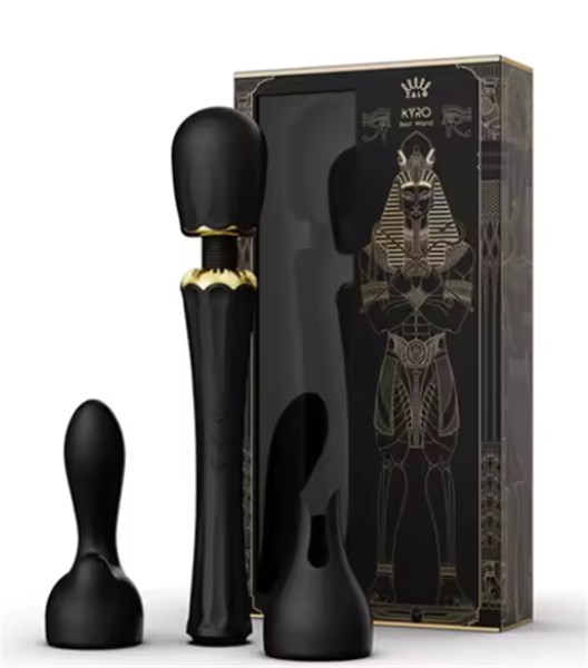VIBRADOR DE LUXO - RECARREGAVEL - PRETO - KYRO