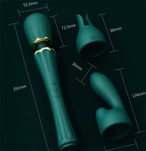 VIBRADOR DE LUXO - RECARREGAVEL - PRETO - KYRO