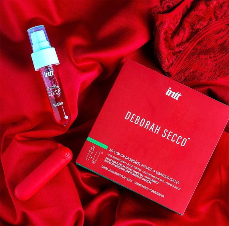 KIT CALDA BULLET + BEIJAVEL PICANTE - DEBORA SECCO