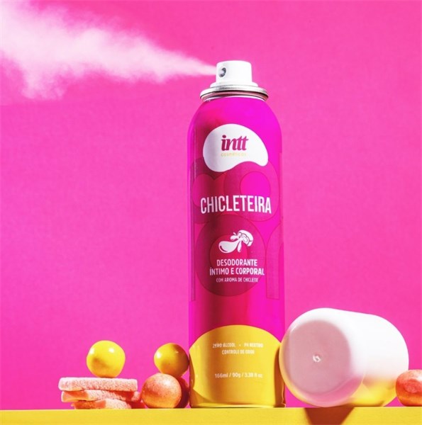 DESODORANTE INTIMO E CORPORAL 166ML - AEROSOL - CHICLETEIRA