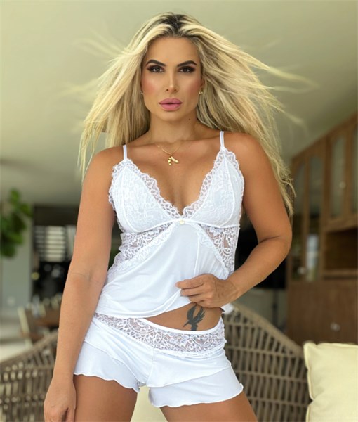 SHOR DOLL - CASCATINHA - BRANCO