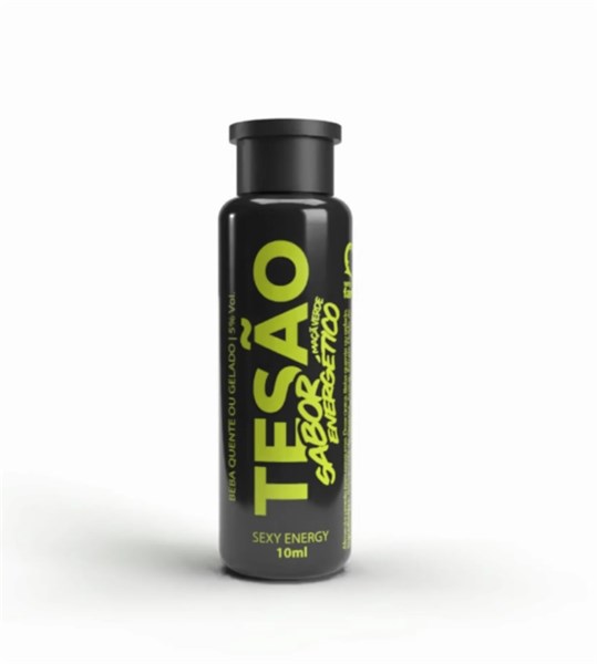 ESTIMULANTE - TESÃO SEXY ENERGY - SABOR ENERGETICO MAÇA VERDE - 10ML