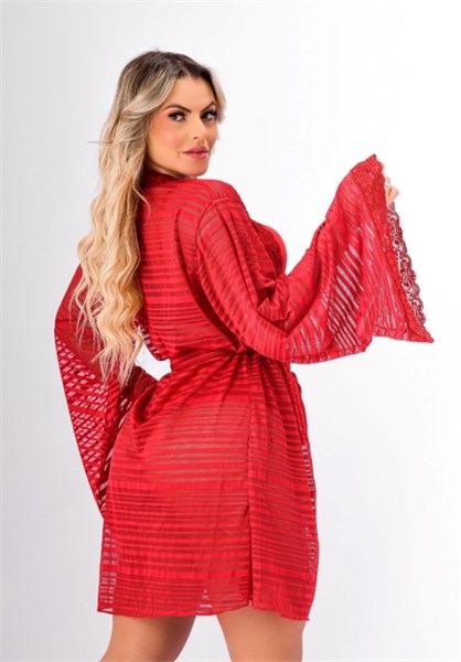 ROBE TULE - ARIANE - VERMELHO - TAM UN