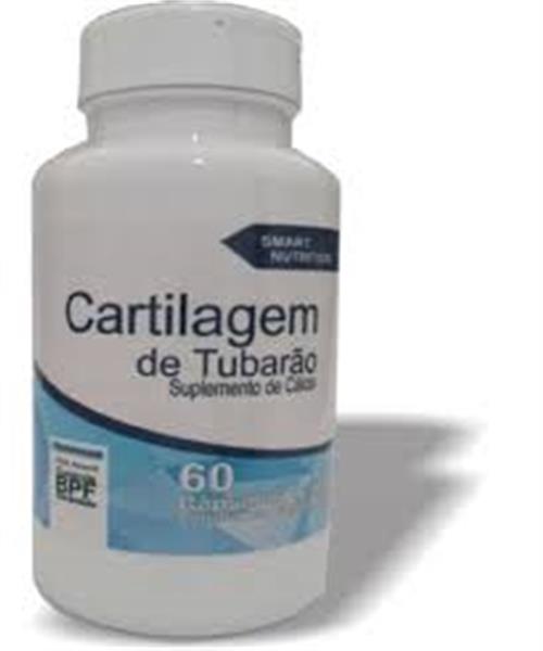 CARTILAGEM DE TUBARAO  COM CALCIO DE OSTRAS 800MG 60CAPS SMART NUTRITION
