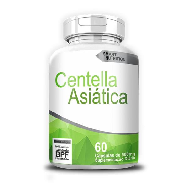 CENTELLA ASIATICA 60 CAPSULAS 500MG SMART NUTRITION