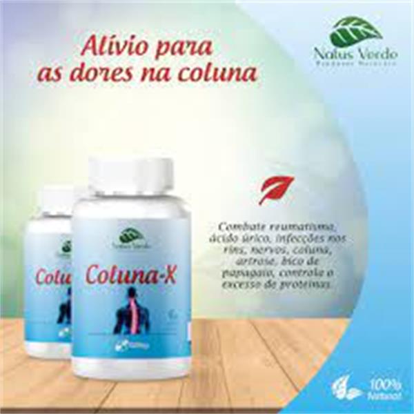 COLUNA X 500MG 60CAPS NATUS VERDE